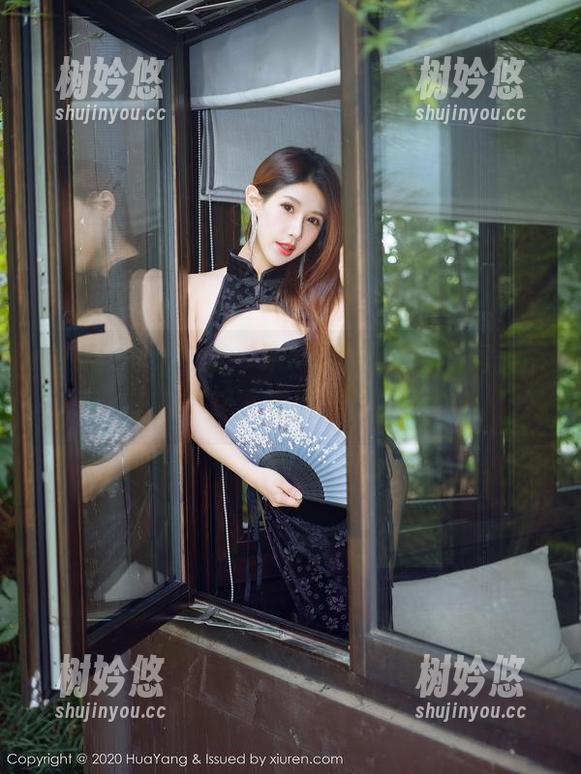 HuaYang花漾 - 宋KiKi的镂空私房美图，让人不知不觉陷入那绮丽中！