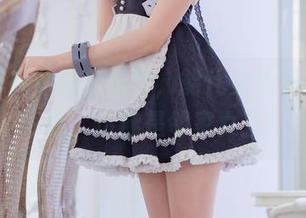 精选图库中的瓜希酱，能代女仆那股清新气质，仿佛是邻家女孩！